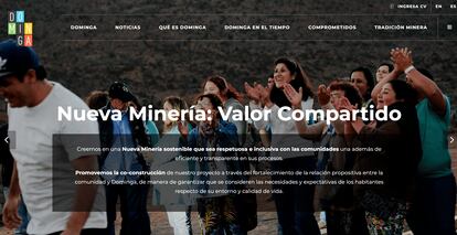 Sitio web oficial del proyecto Dominga.