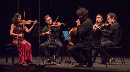 Cuarteto Belcea y Widmann en el festival de Aldeburgh 2017.