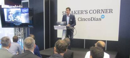 Por el stand de "Cinco Días" en la bienal de máquina-herramienta pasarán estos días un centenar de ponentes.