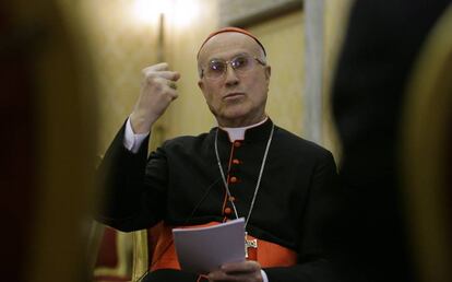 El cardenal Tarcisio Bertone, exsecretario de Estado del Vaticano.