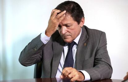 El presidente de la gestora del PSOE, Javier Fernández, el pasado 8 de octubre.