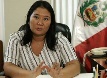 La congresista Keiko Fujimori confía en que su padre, el ex presidente Alberto Fujimori, sea absuelto de las acusaciones por las que se les juzga