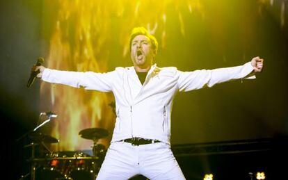 Simon Le Bon, de Duran Duran, durante su actuación en el Sónar.