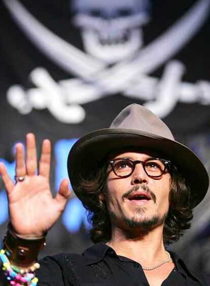 Depp, ayer en Tokio.