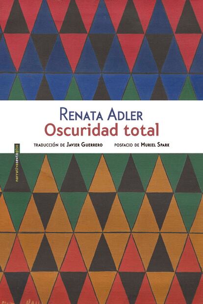 Renata Adler: Oscuridad Total (Sexto Piso) 20 euros

Ideal para... los que se reponen de una ruptura

Por qu: Porque la protagonista de esta novela, Kate, acaba de romper con su chico y ve cmo todo su mundo se desmorona. Y porque Adler demuestra que pese a invadirnos esa 'oscuridad total' de cuando se acaba el amor de forma abrupta, pese al vaco y a la prdida, se sale. Y se sale bien.