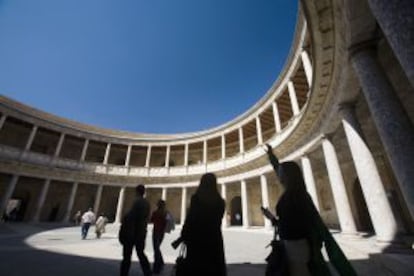 El Palacio de Carlos V, en la Alhambra de Granada.