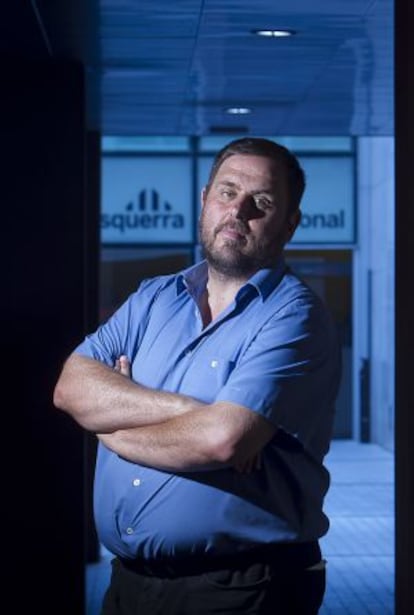 El l&iacute;der de ERC, Oriol Junqueras.