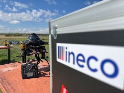 Uno de los drones del programa Vtol de Ineco. CEDIDA POR LA EMPRESA