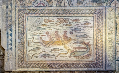 El mosaico de la Casa de Hippolytus, de origen romano.