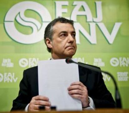 El presidente del PNV, Iñigo Urkullu.