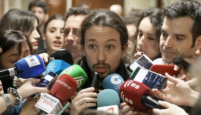 El secretario general de Podemos, Pablo Iglesias.