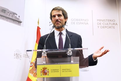 Ernest Urtasun, ministro de Cultura.