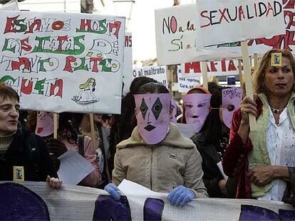 Manifestación de prostitunas