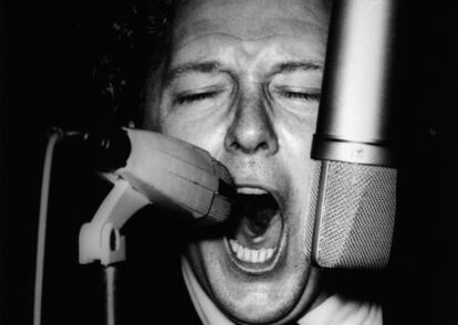 El m&uacute;sico Jerry Lee Lewis, durante un concierto en 1963 en Berl&iacute;n.