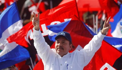 El presidente de Nicaragua, Daniel Ortega.