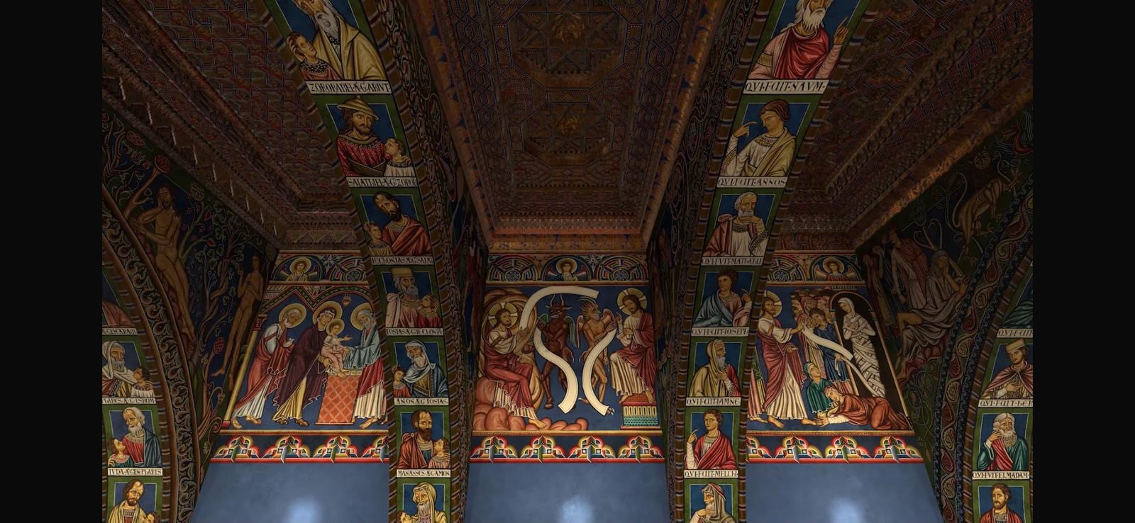 El programa iconográfico sobre los arcos de Sijena, mediante la realidad virtual de Proyecto Sigena Mágica.