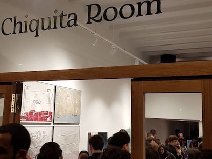 Entrada de la nueva galería de Barcelona Chiquita Room.