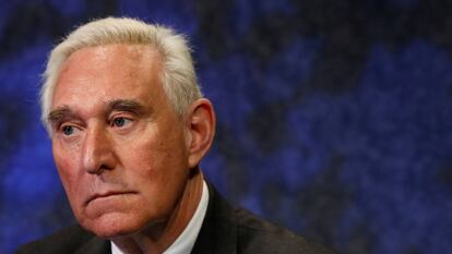 Roger Stone, el pasado febrero en Nueva York