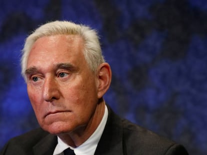 Roger Stone, el pasado febrero en Nueva York