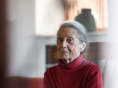 Nadine Gordimer, en su casa de Johannesburgo.