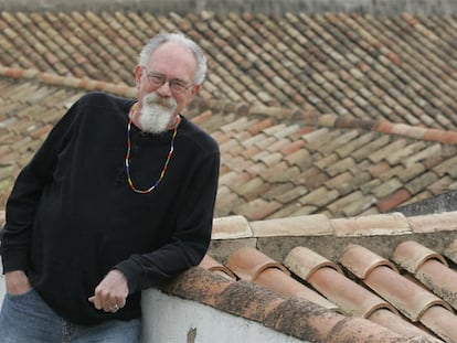 El poeta estadounidense John Sinclair, el viernes en Córdoba.