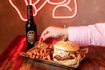 Hamburguesa 'Nashville', de Mad Mad Vegan.