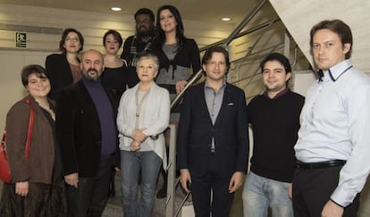 David Livermore, Gustavo Gimeno y Mariella Devia, en