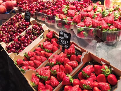 Fresas a la venta en un mercado, en una imagen de archivo.