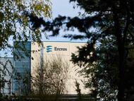 Fachada de un edificio de Ercros en Aranjuez.