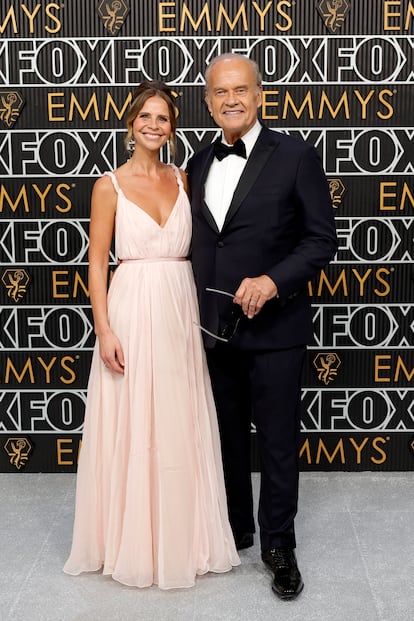 Kayte Walsh junto a su marido Kelsey Grammer, o lo que es lo mismo Dr. Frasier.