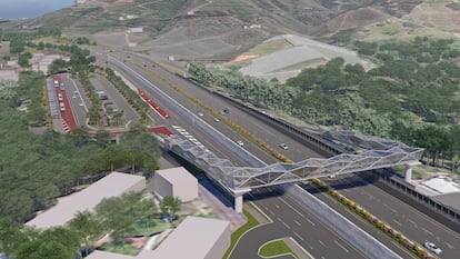 Recreación de la carretera que construirá Ferrovial a su paso por Coffs Harbour (Australia),