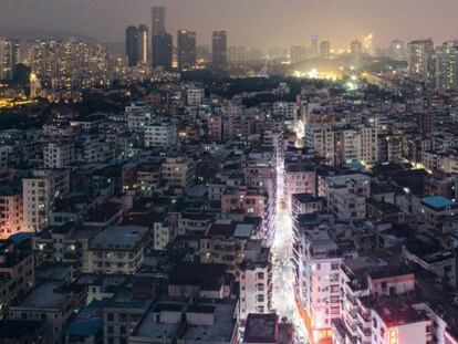 O bairro de Baishizhou, em Shenzhen