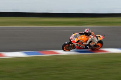 Marc Márquez, durante la sesión de entrenamientos 