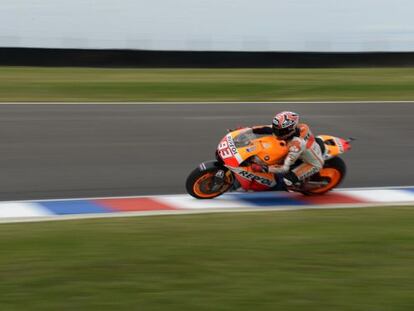 Marc Márquez, durante la sesión de entrenamientos 