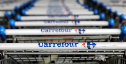 Carrinhos do Carrefour em São Paulo