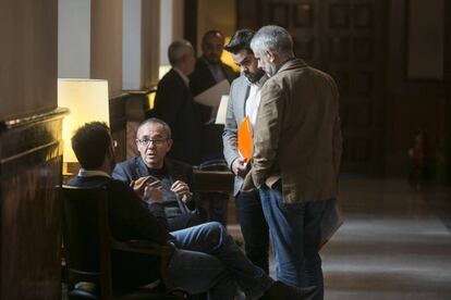 Coscubiela, Carlos Carrizosa, Fernando de Páramo y Dante Fachin.