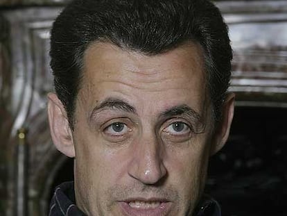 Nicolas Sarkozy, en una entrevista celebrada en su casa de París en enero de 2004.