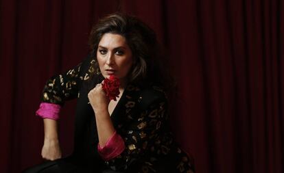 Estrella Morente, en el Teatro Real de Madrid en febrero.