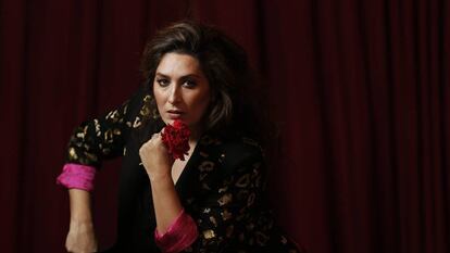 Estrella Morente, en el Teatro Real de Madrid en febrero.