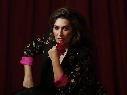 Estrella Morente, en el Teatro Real de Madrid en febrero.