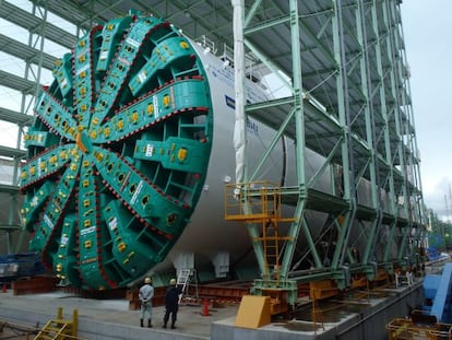 La tuneladora 'Bertha' ha sido fabricada en Japón