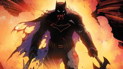 Imagen de 'Dark nights: Metal', el próximo gran evento de DC con Batman como epicentro.