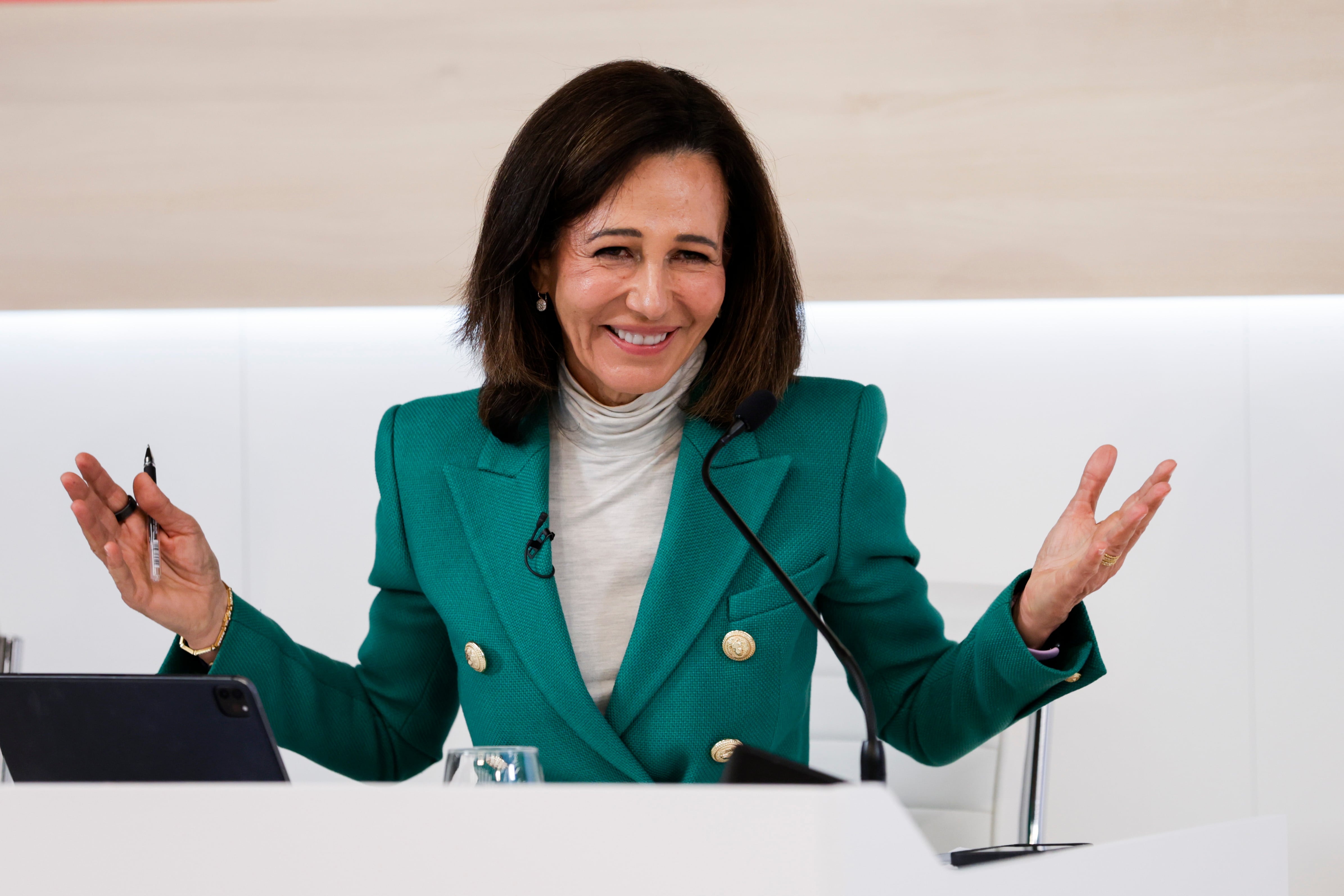 Ana Botín, presidenta de Banco Santander.