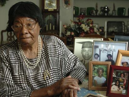 Addie Lee Anderson, una de las víctimas de las esterilizaciones, en Carolina del Norte.