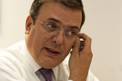 Marcelo Ebrard, former Mexico City mayor. 