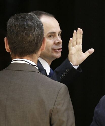 Javier Solsona, a su entrada en la Audiencia Nacional el pasado mes de julio.