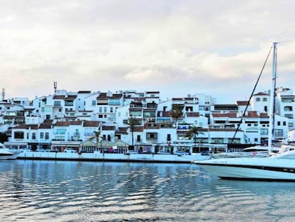 Vista de Puerto Banús, en Marbella (Málaga).