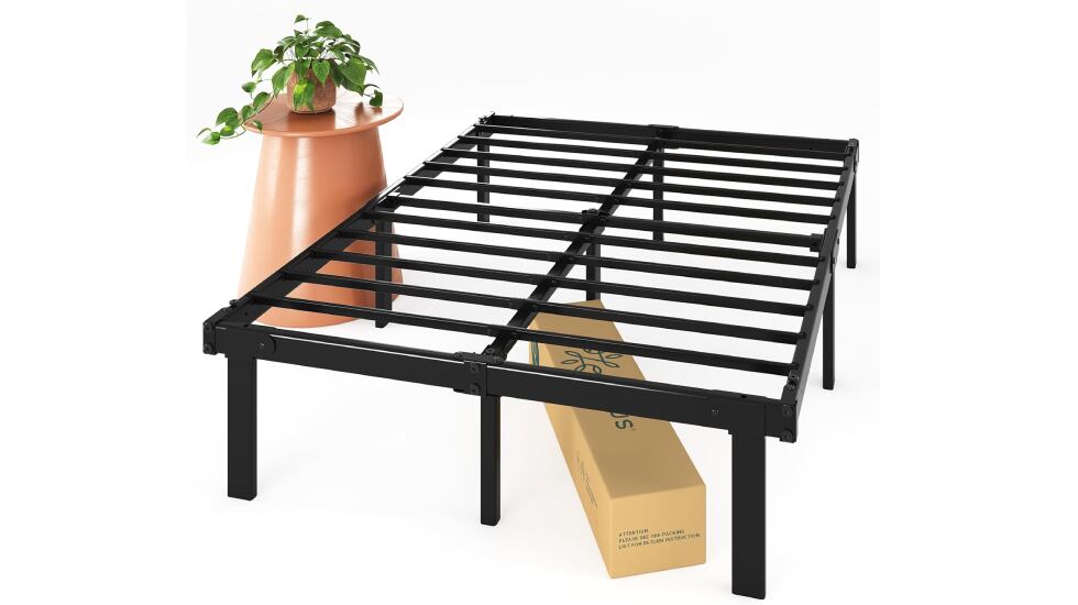 Somier robusto con estructura plegable.