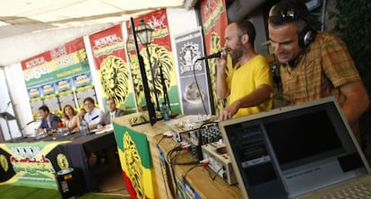 La presentación del Rotom, ayer en Benicàssim, contó con música.