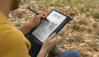 Nuevo Kindle Scribe en uso